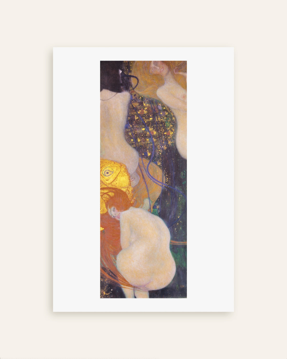 Poster of Goldfish (1901–1902) by Gustav Klimt, thumbnail