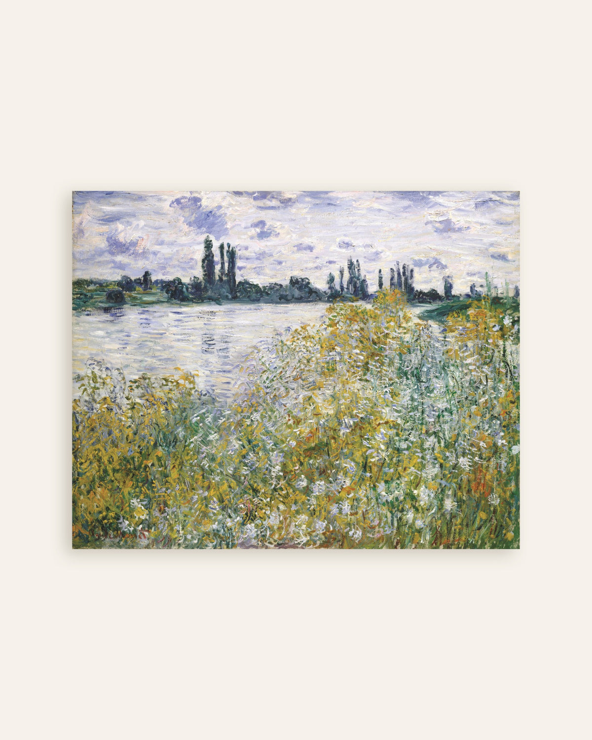 Poster of Île aux Fleurs near Vétheuil (1880) by Claude Monet, thumbnail