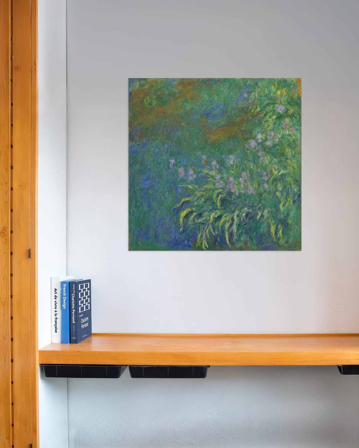 Poster of Irises (1914–1917) by Claude Monet