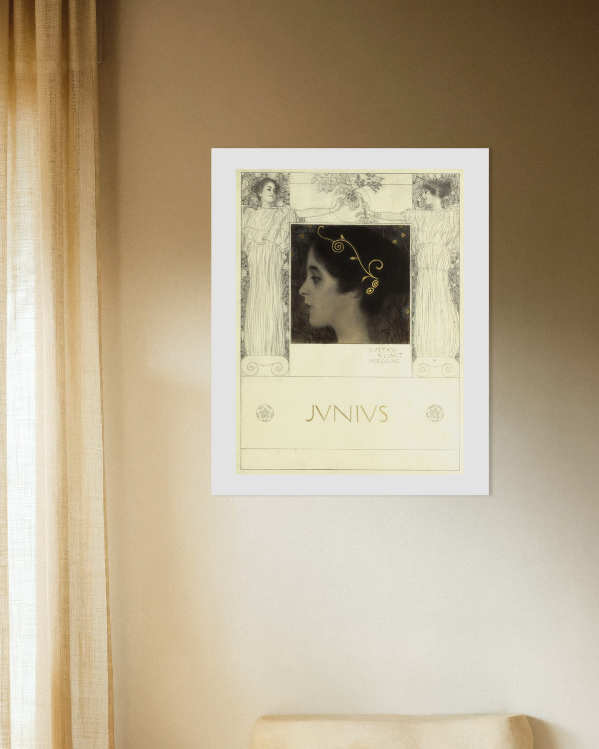 Poster of Junius (1896) by Gustav Klimt