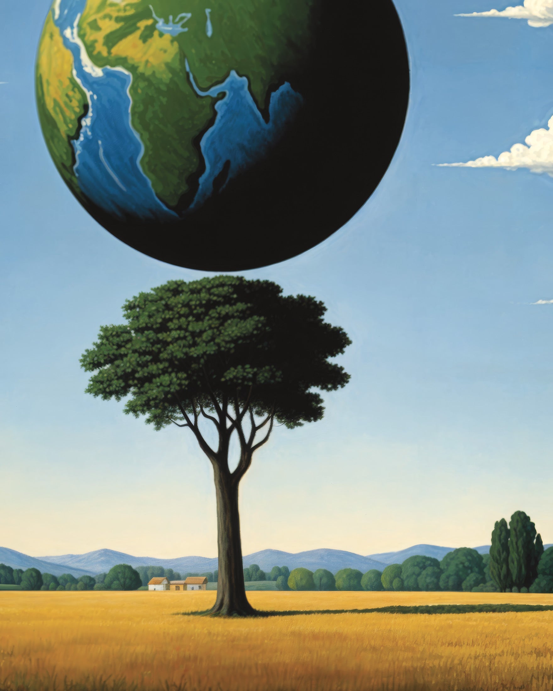 World tree – surreal Belgian art print
