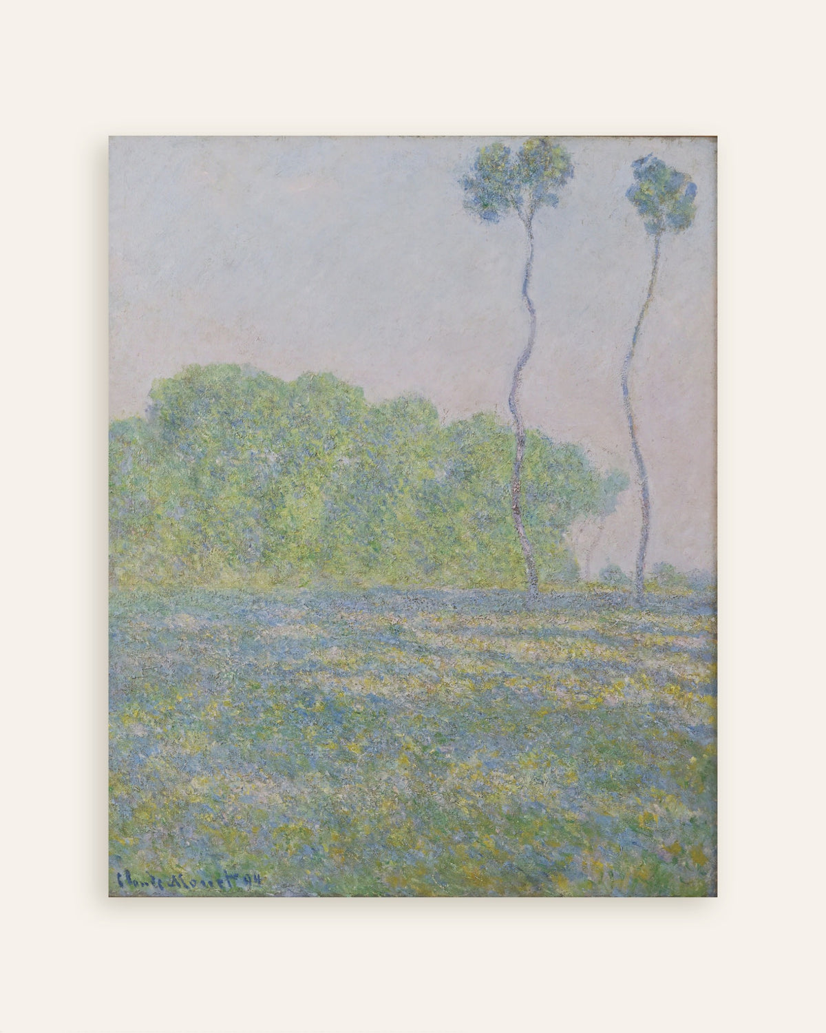 Poster of Meadow at Giverny (1894) by Claude Monet, thumbnail