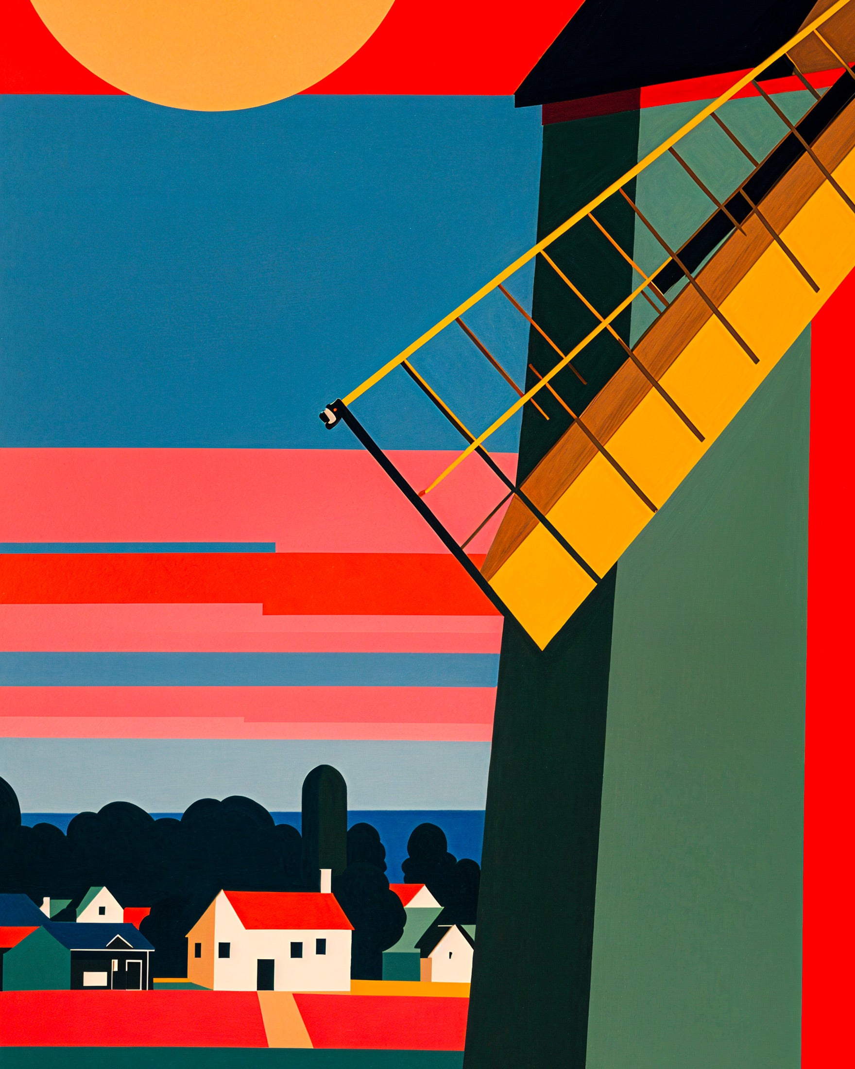 Mill, Netherlands – Art Print