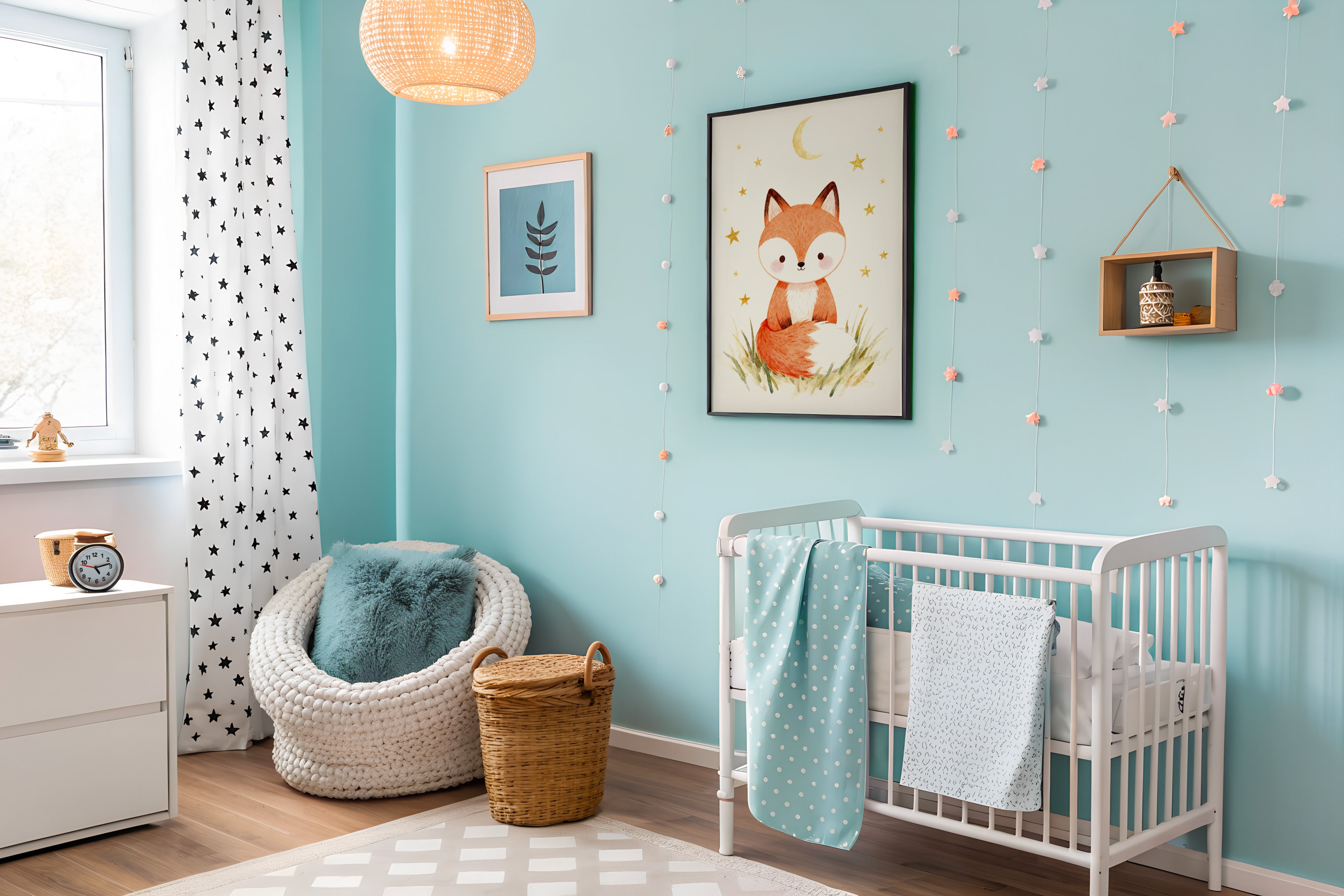 Fox Print – Kids’ Room Wall Décor