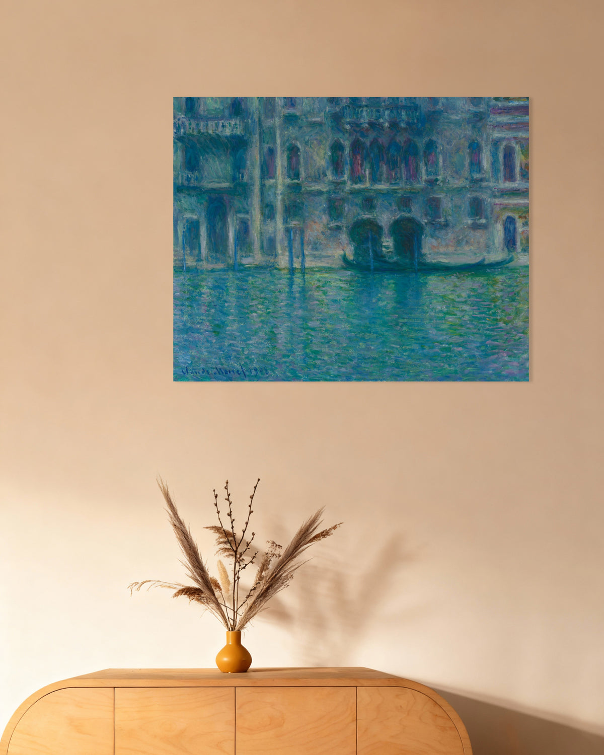 Poster of Palazzo da Mula, Venice (1908) by Claude Monet