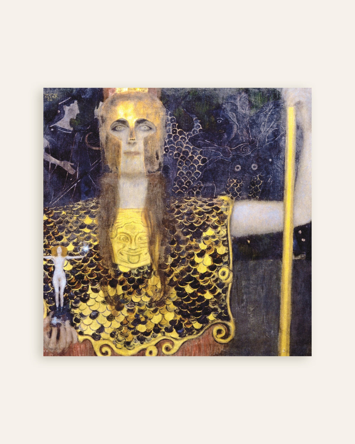 Poster of Pallas Athena (1898) by Gustav Klimt, thumbnail