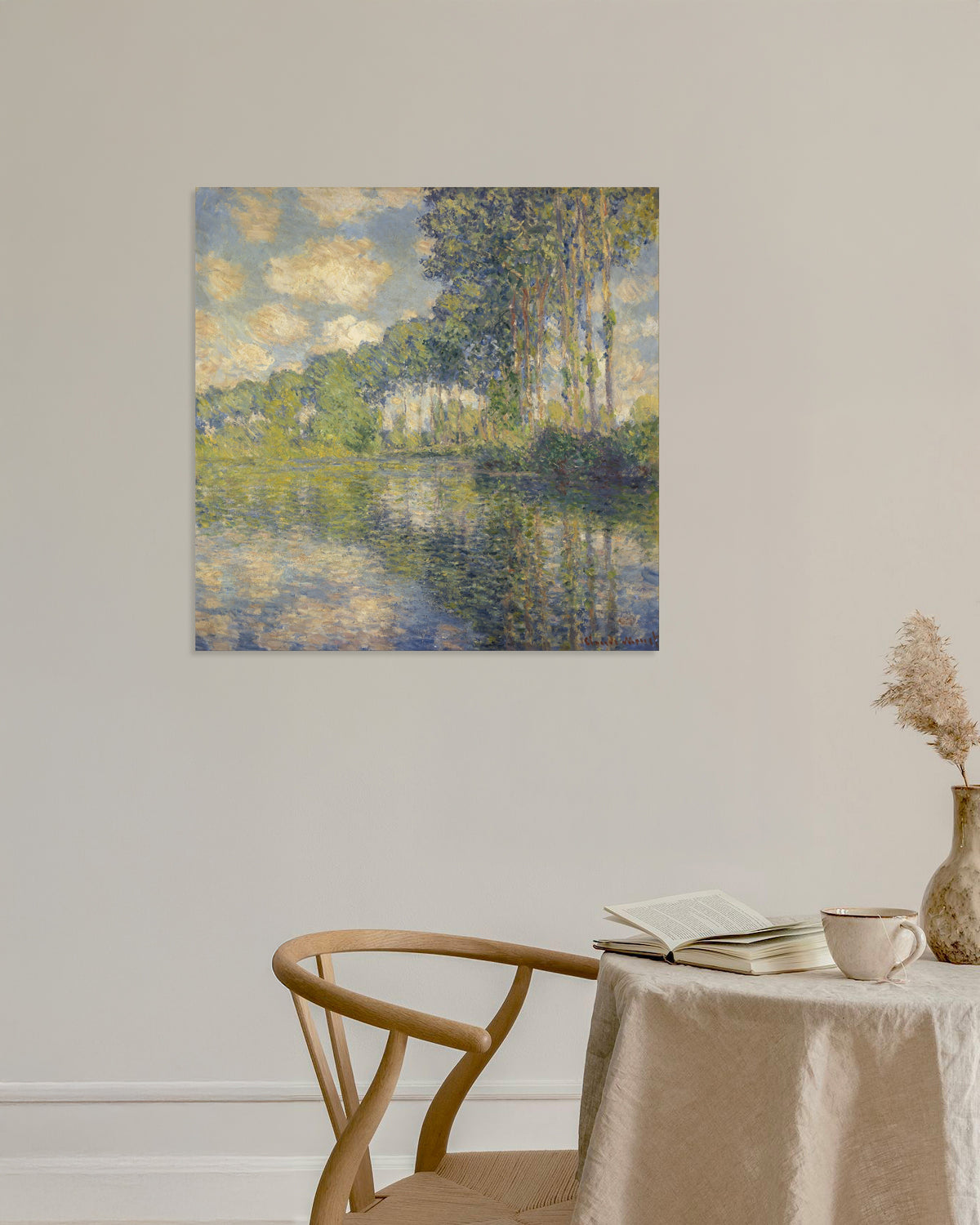 Poster of Poplars on the Epte (1891) by Claude Monet