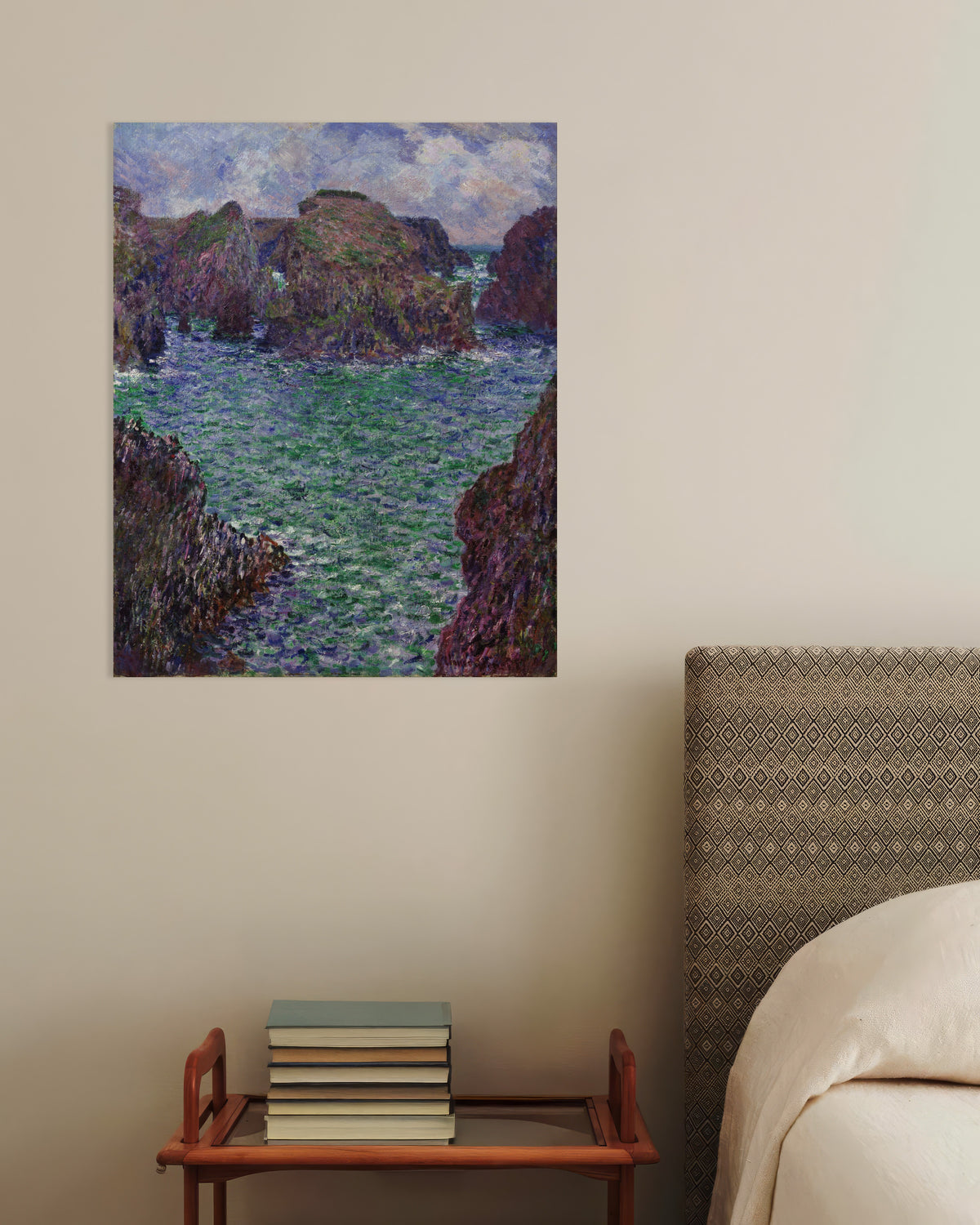 Poster of Port-Goulphar, Belle-Île (1887) by Claude Monet