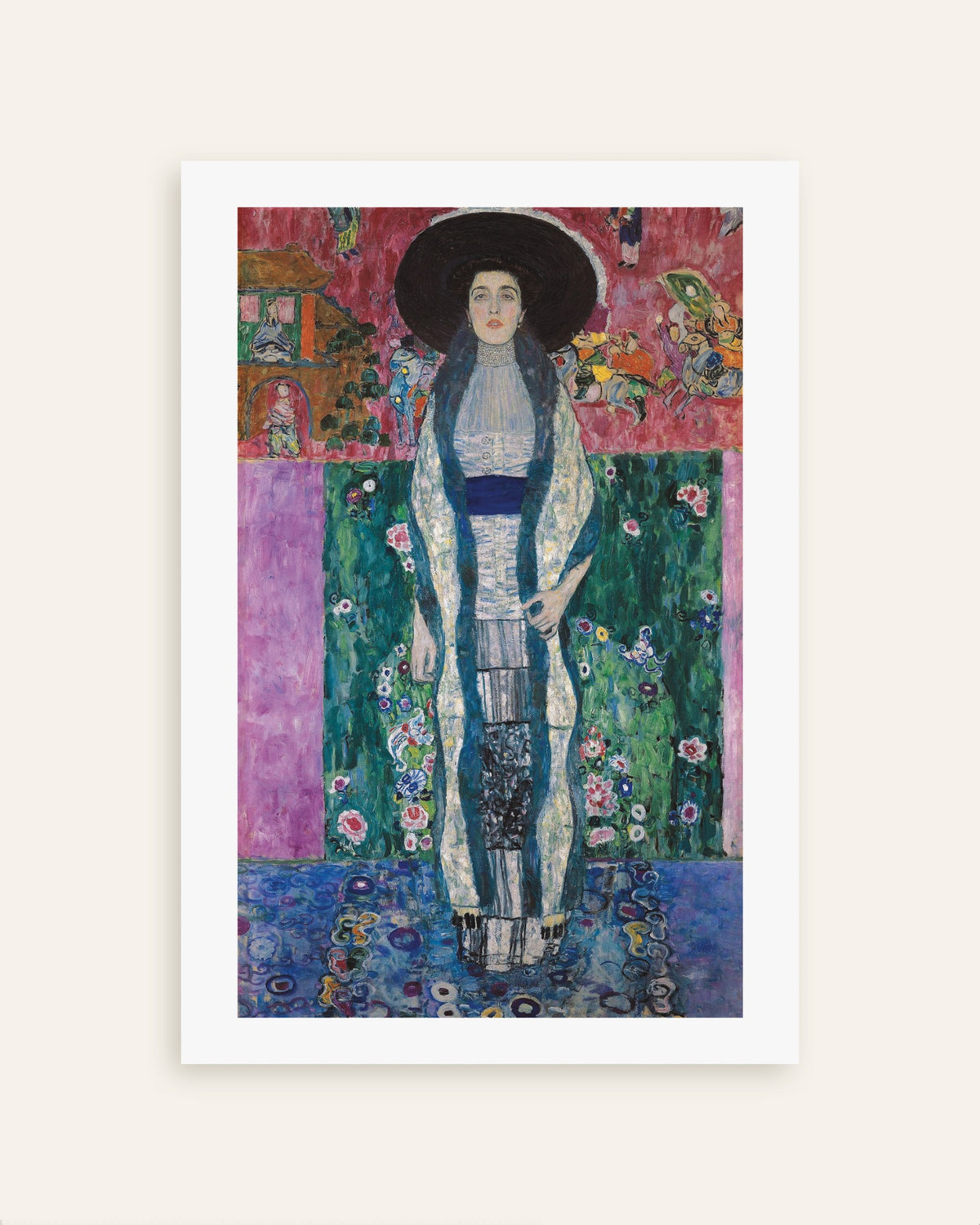 Poster of Portrait of Adele Bloch-Bauer II (1912) by Gustav Klimt, thumbnail