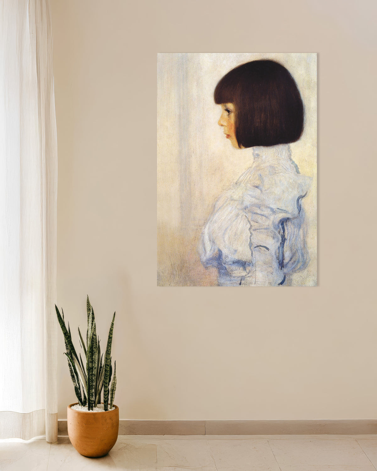 Poster of Portrait of Helene Klimt (1898) by Gustav Klimt