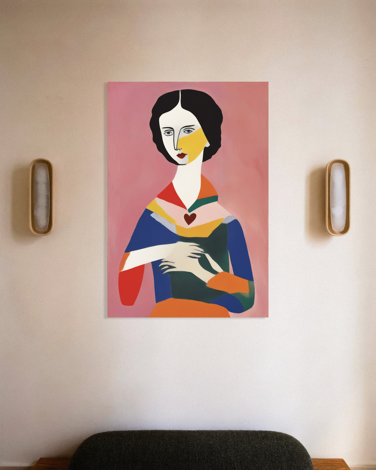 Portrait of Natasha art print | Posterscape.nz
