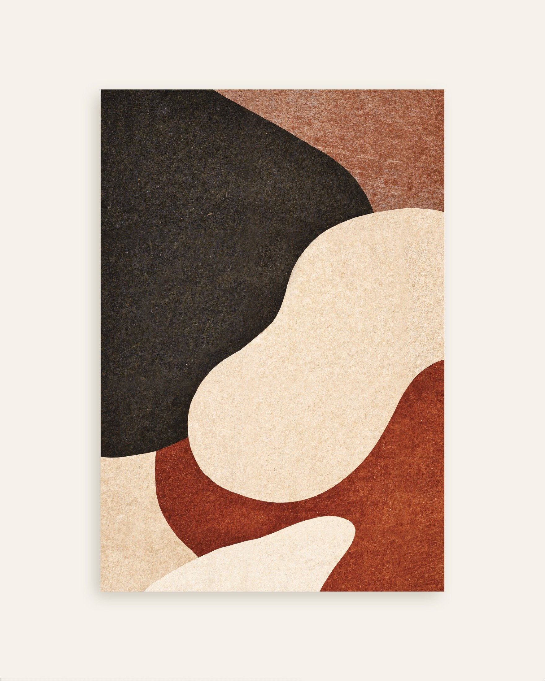 Poster of Quiet Forms in Terracotta and Charcoal, thumbnail