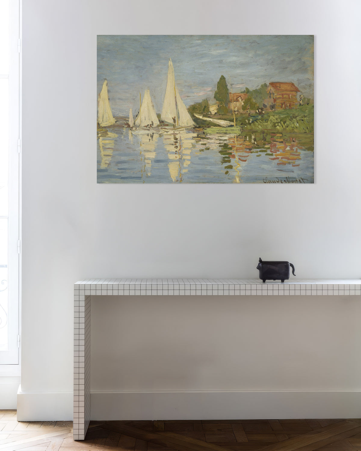 Poster of Regattas at Argenteuil (c. 1872) by Claude Monet