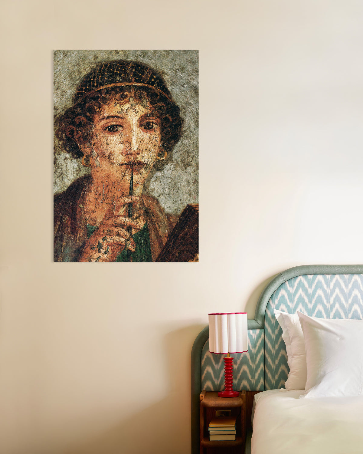 Poster of Sappho fresco detail poster