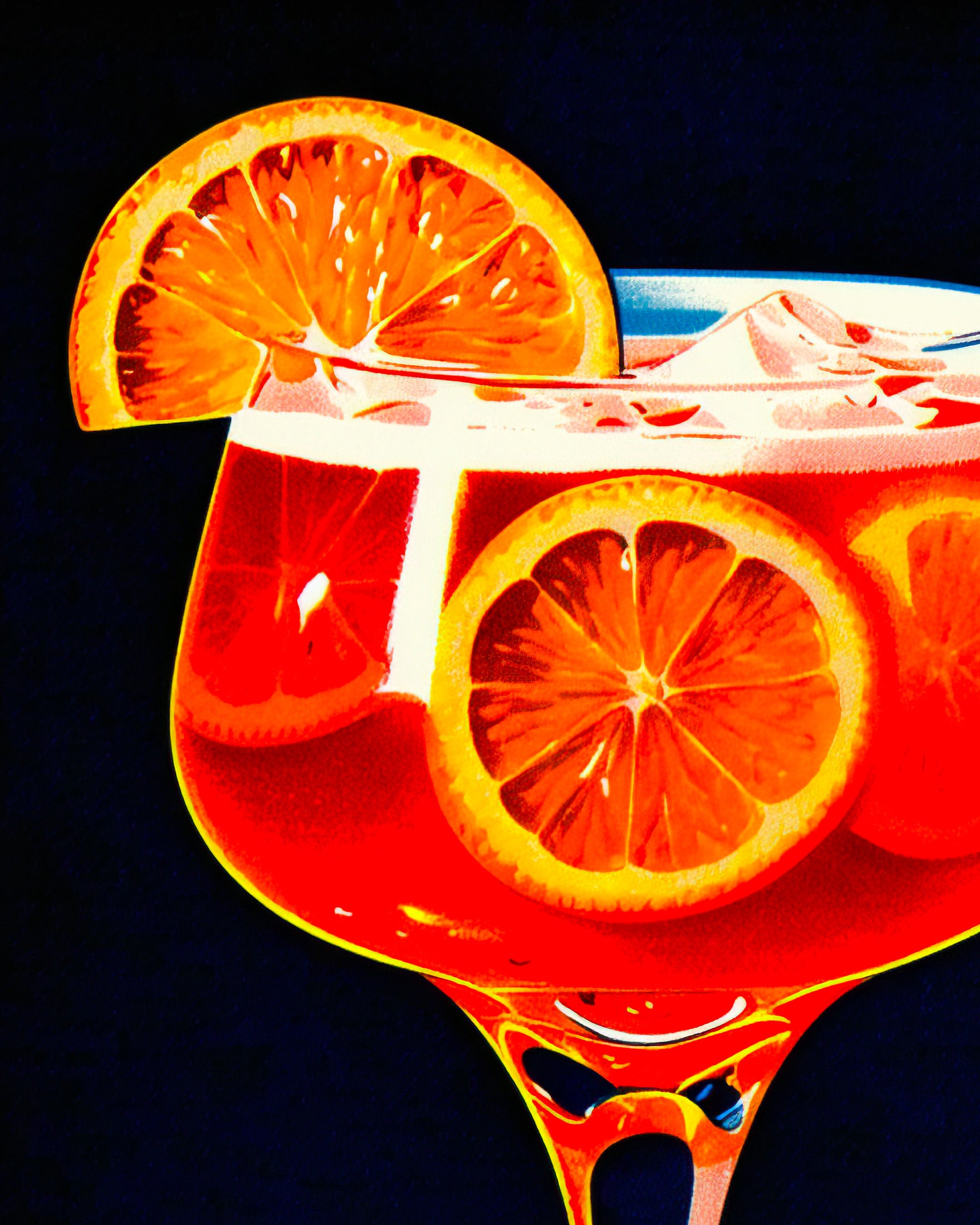 Aperol Spritz, vintage art print - Poster
