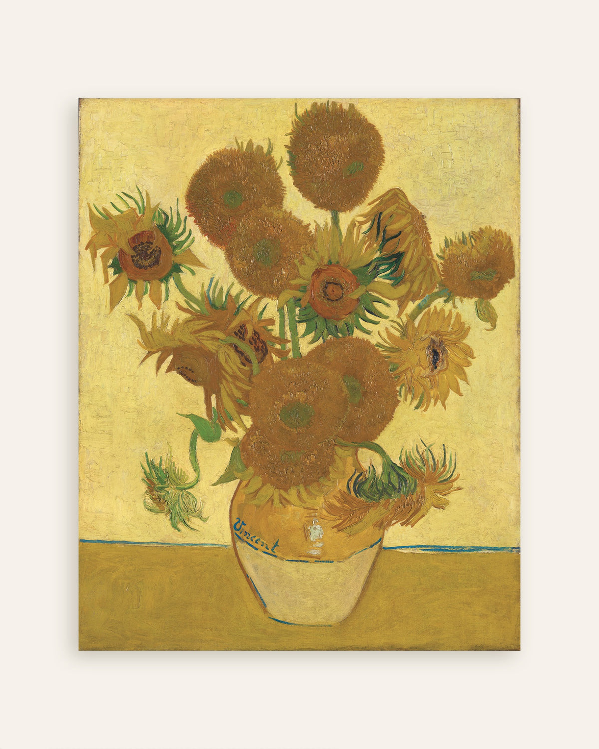 Poster of Sunflowers (1888) by Vincent van Gogh, thumbnail