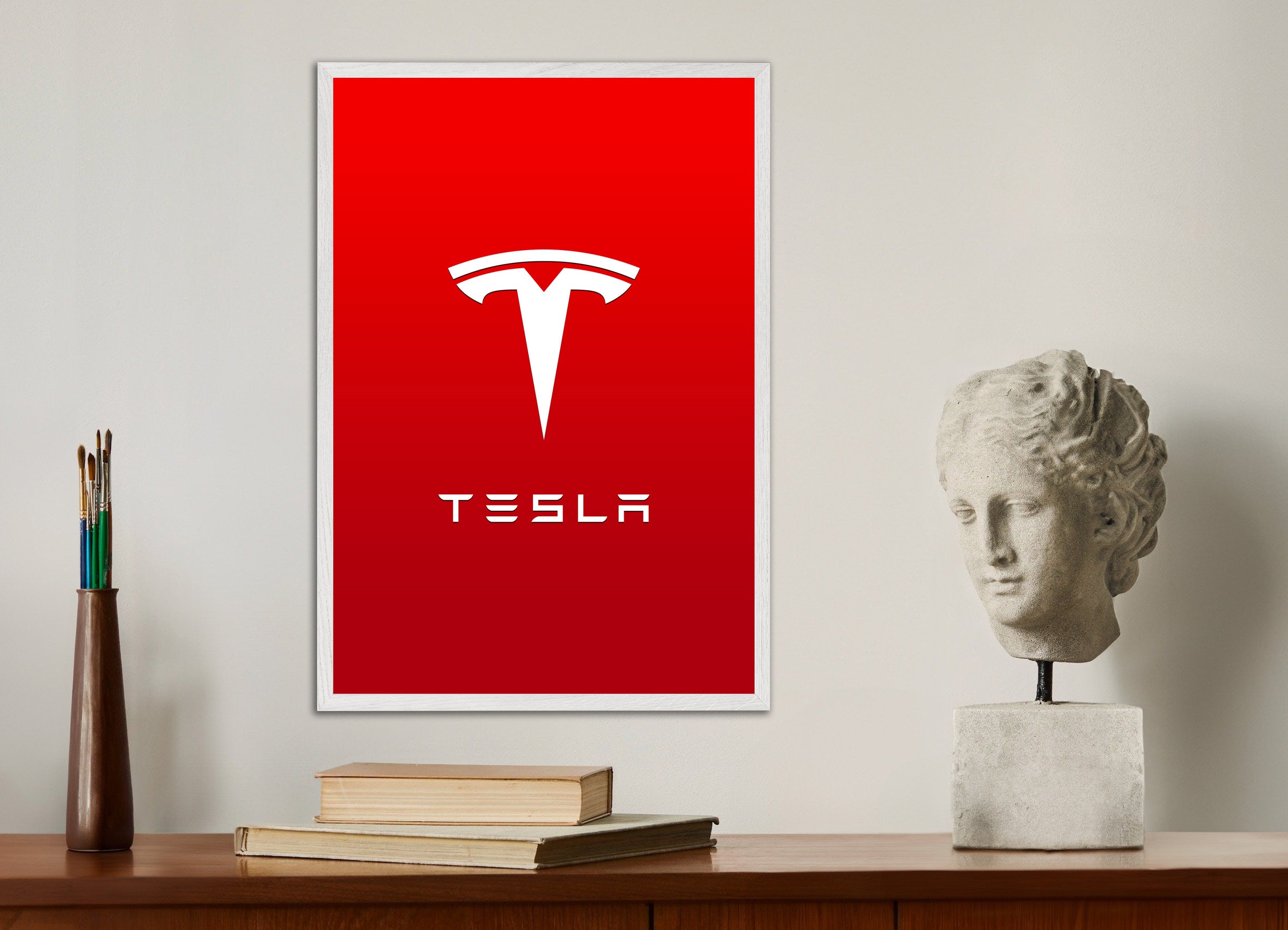 Tesla badge