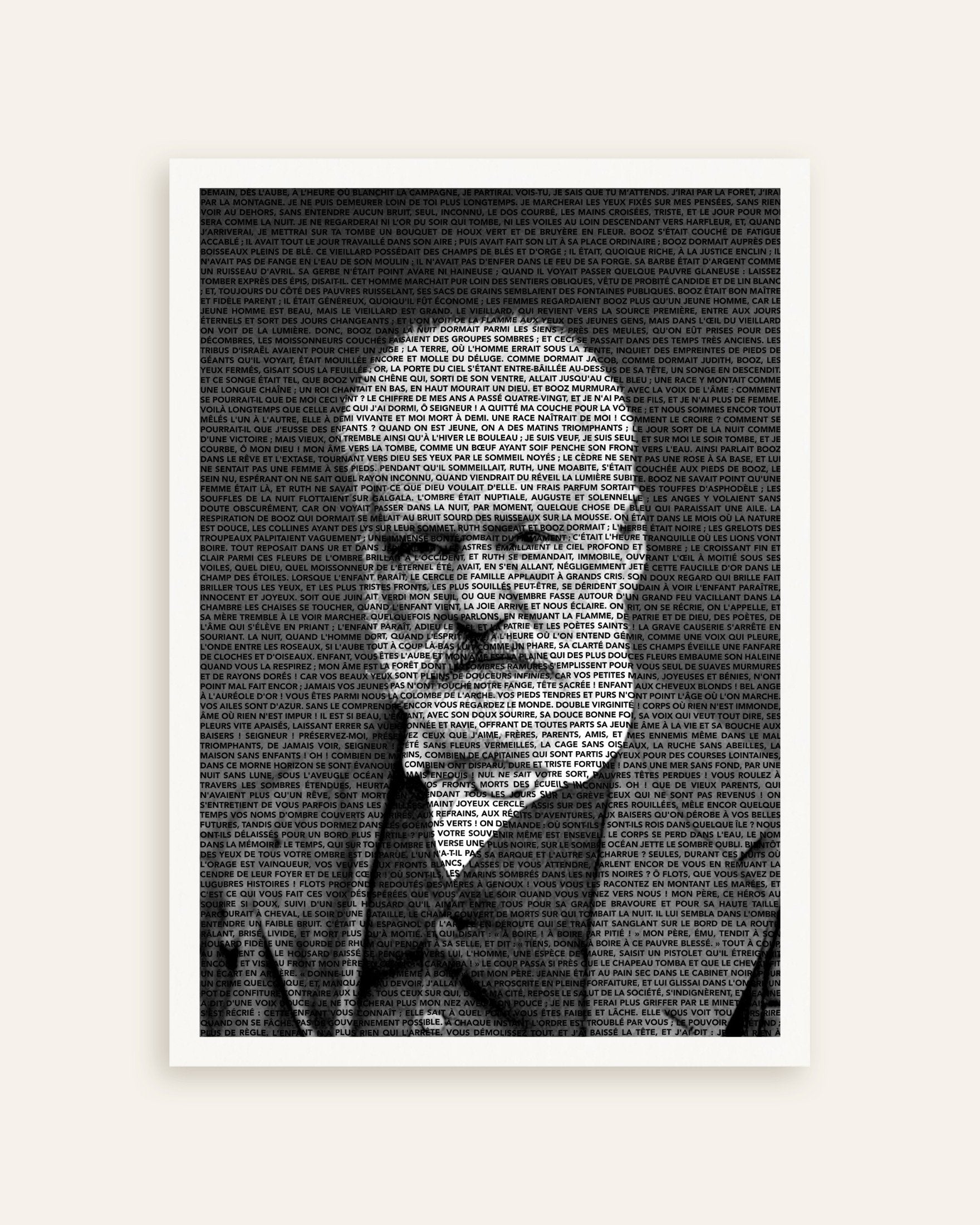 Poster of The Contemplations Typographic Portrait - Poster, thumbnail