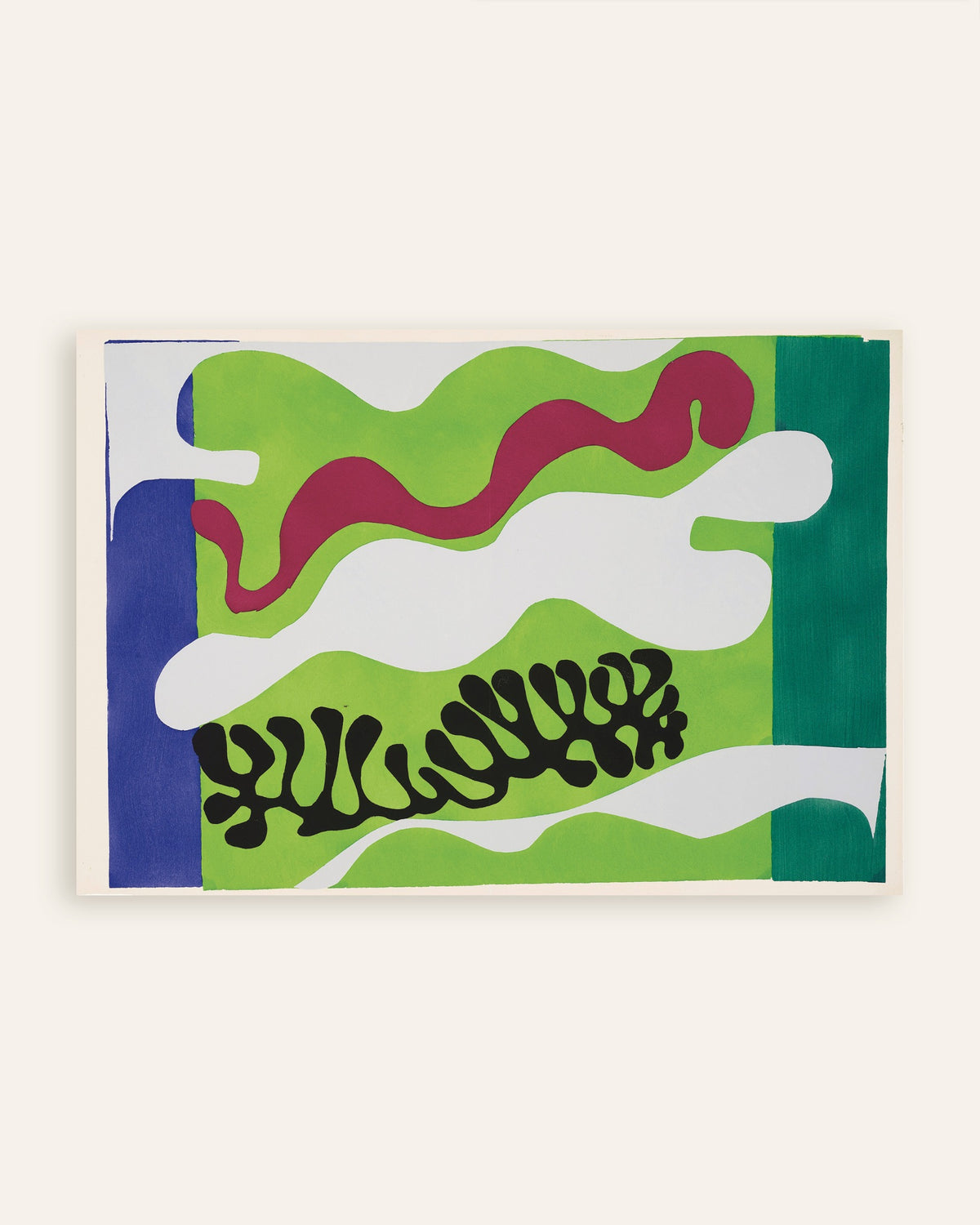 Poster of The Lagoon in Green (Jazz, 1947) by Henri Matisse, thumbnail