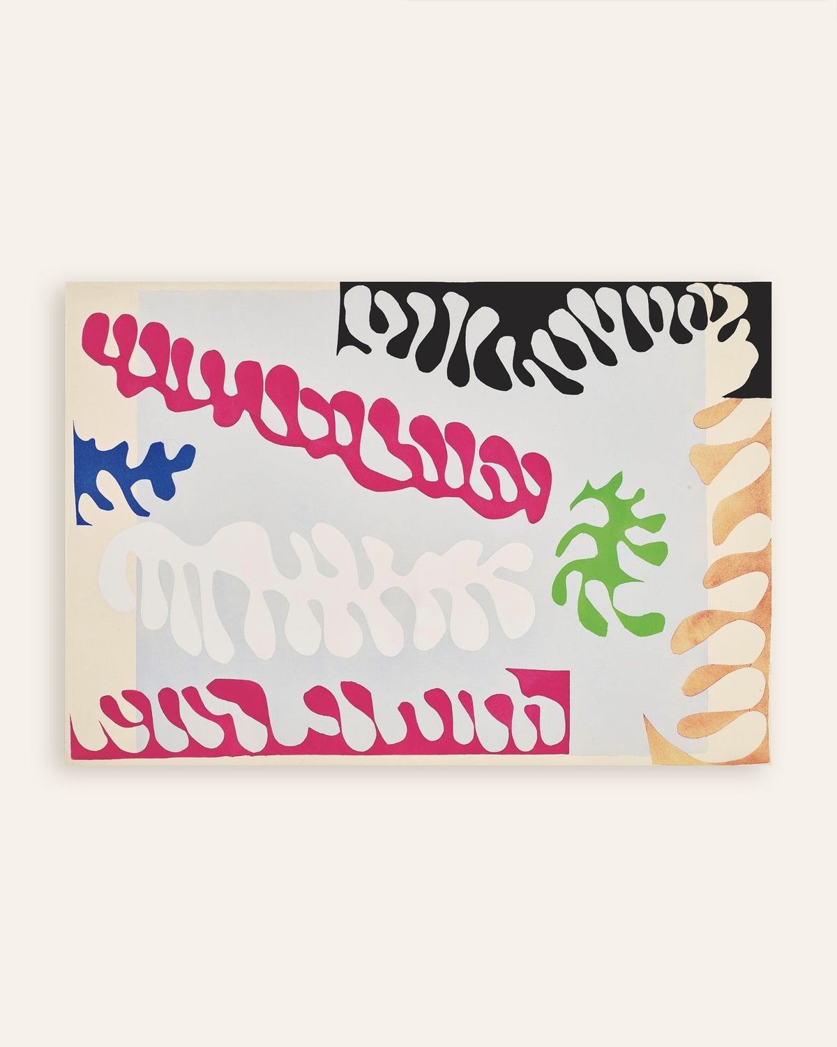 Poster of The Lagoon in Pink and White (Jazz, 1947) by Henri Matisse, thumbnail