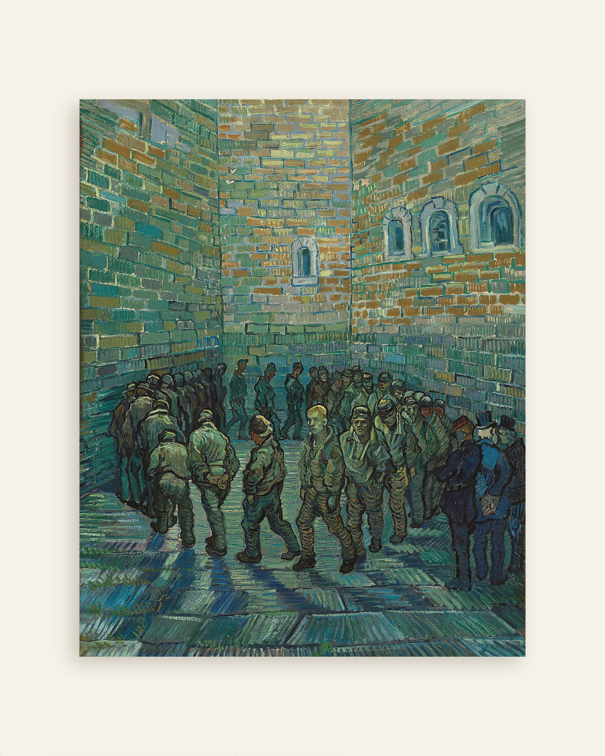 Poster of The Prison Courtyard, after Doré (1890) by Vincent van Gogh, thumbnail