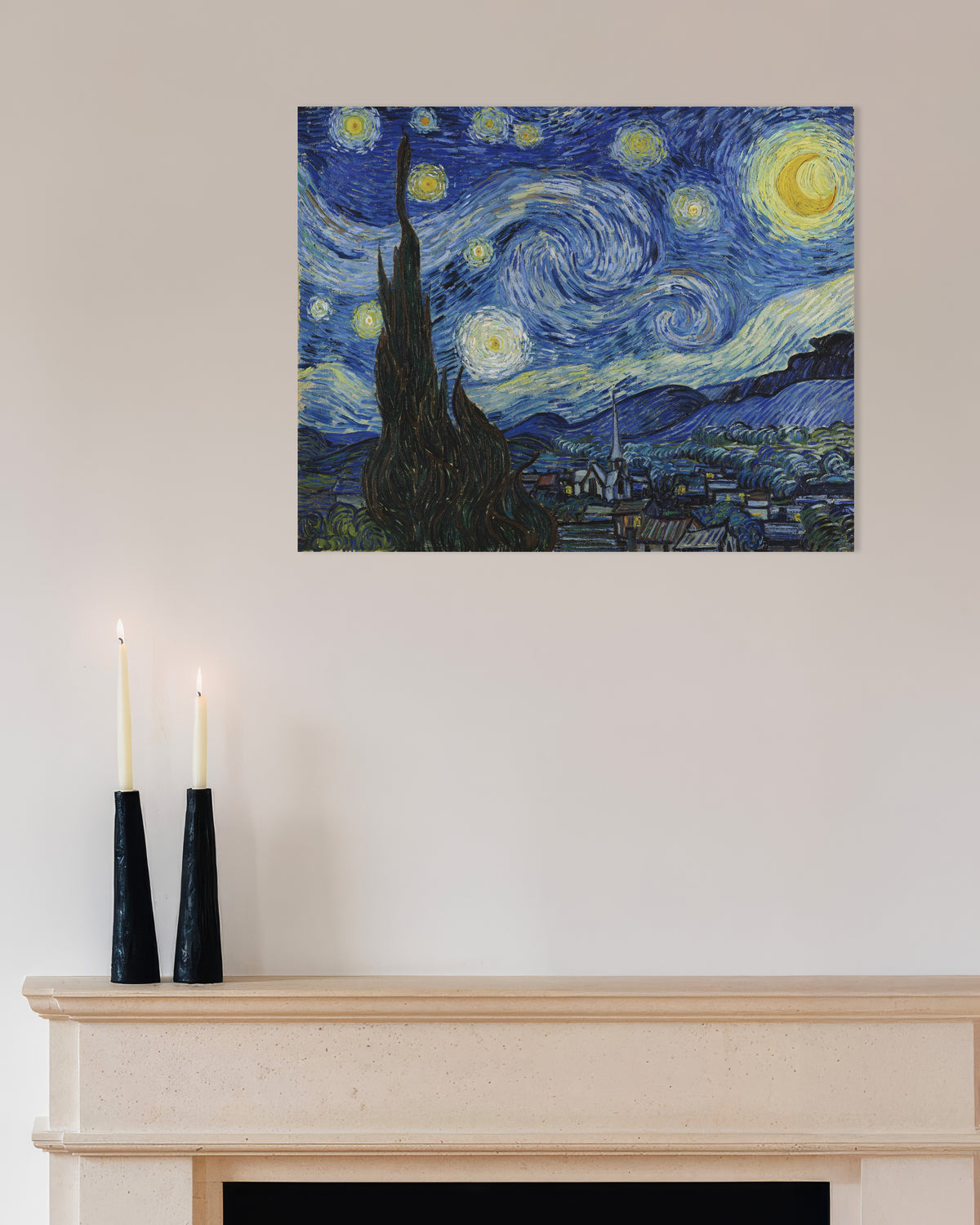 Poster of The Starry Night (1889) by Vincent van Gogh