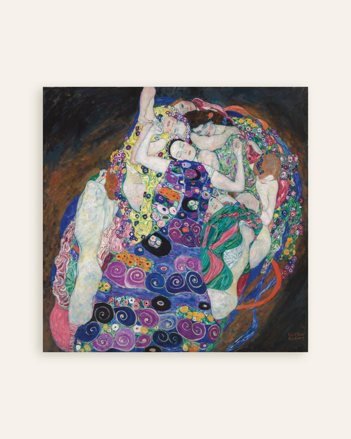Poster of The Virgin (1913) by Gustav Klimt, thumbnail