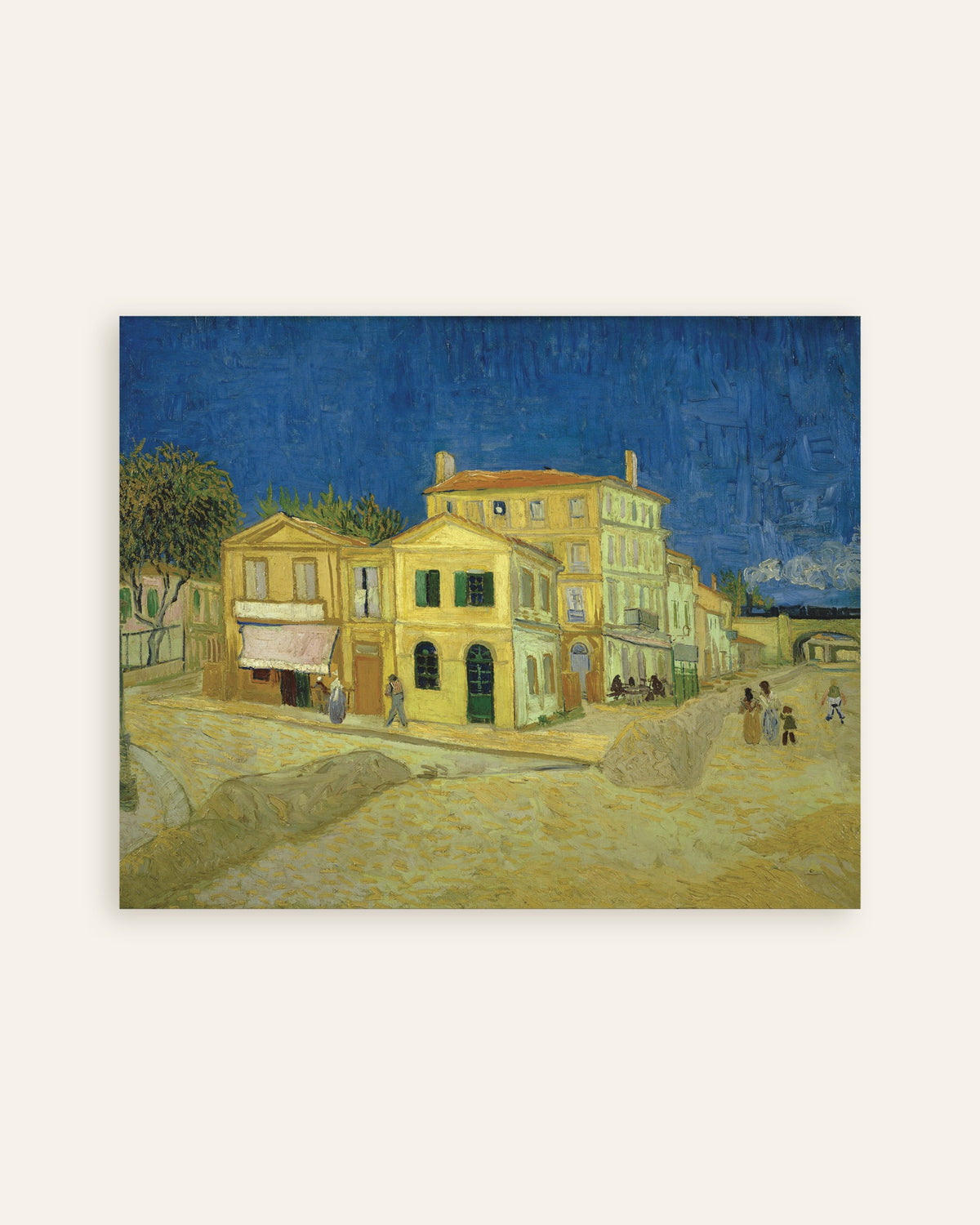 Poster of The Yellow House, The Street (1888) by Vincent van Gogh, thumbnail