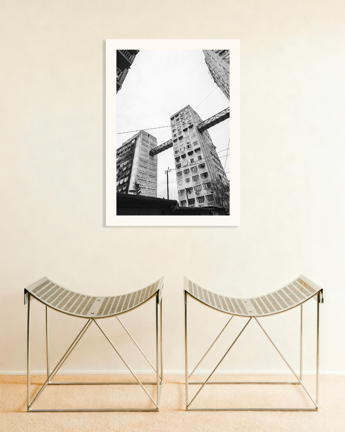 Poster of Towers Linked by Bridges From Below