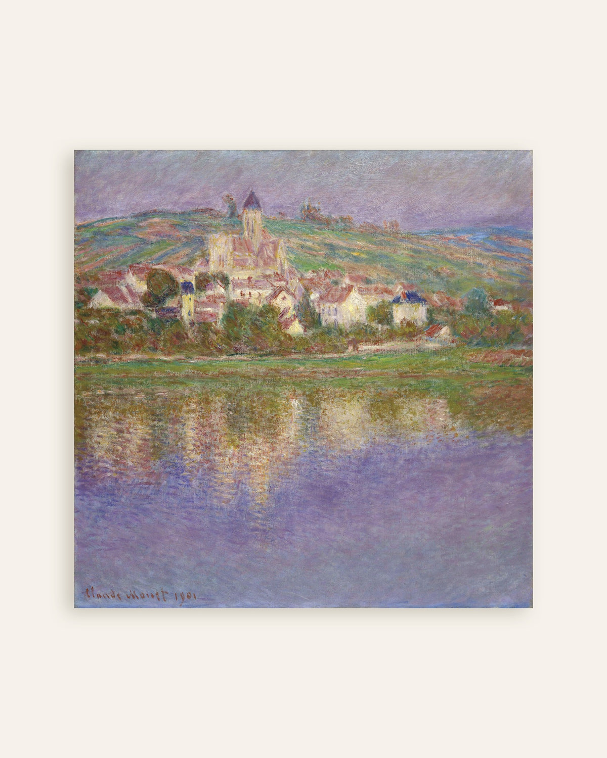 Poster of Vétheuil (1901) by Claude Monet, thumbnail