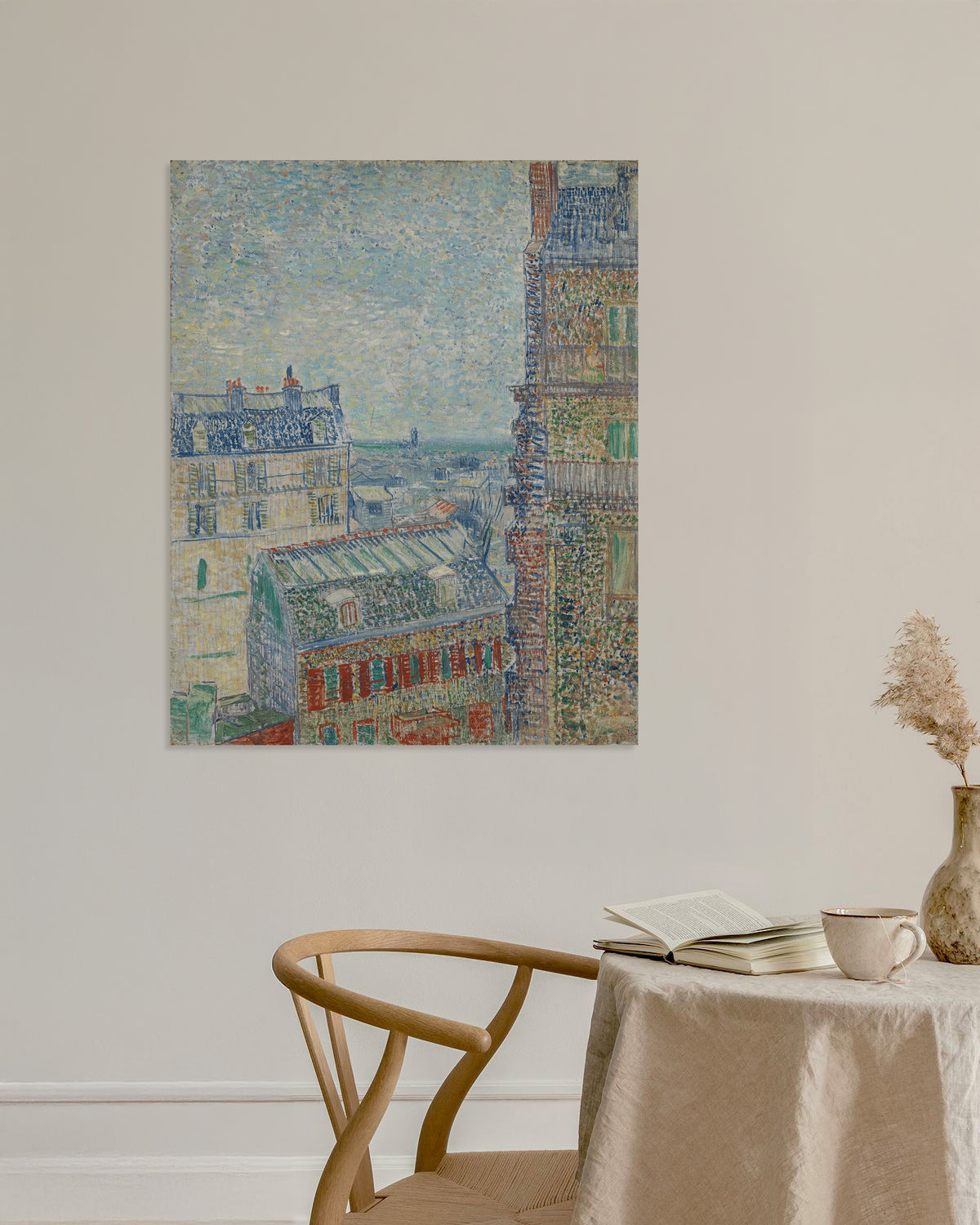 Poster of View from Theo's Apartment (1887) by Vincent van Gogh