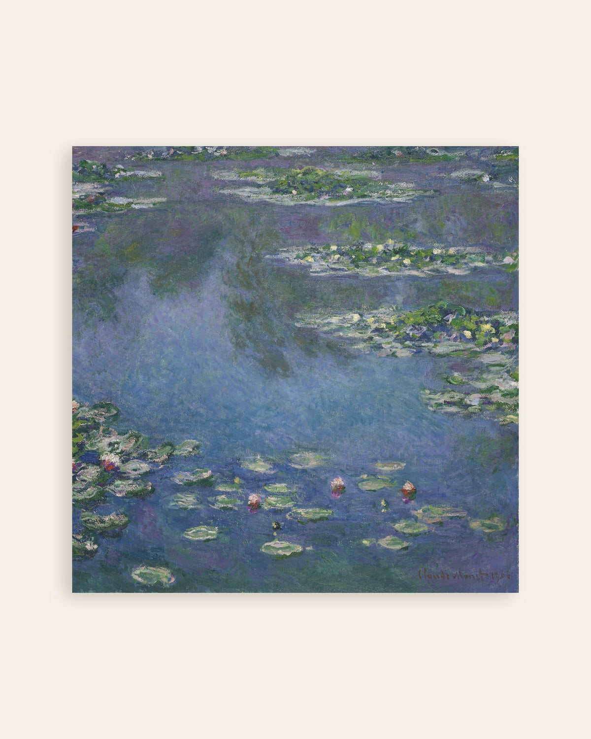 Poster of Water Lilies (1906) by Claude Monet, thumbnail