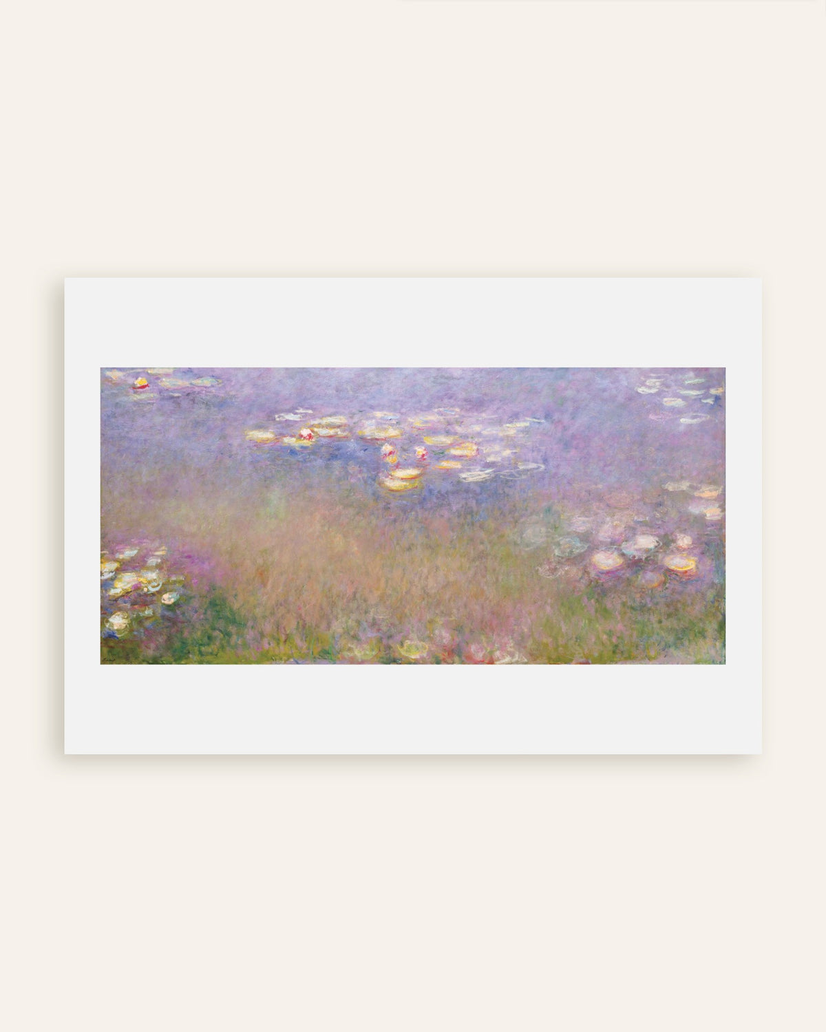 Poster of Water Lilies (c. 1915–1926) by Claude Monet, thumbnail