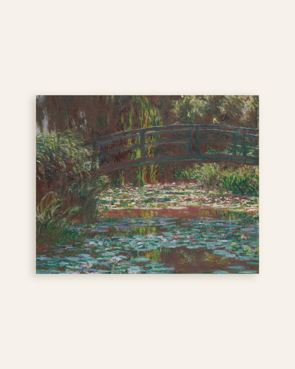 Poster of Water Lily Pond (1900) by Claude Monet, thumbnail