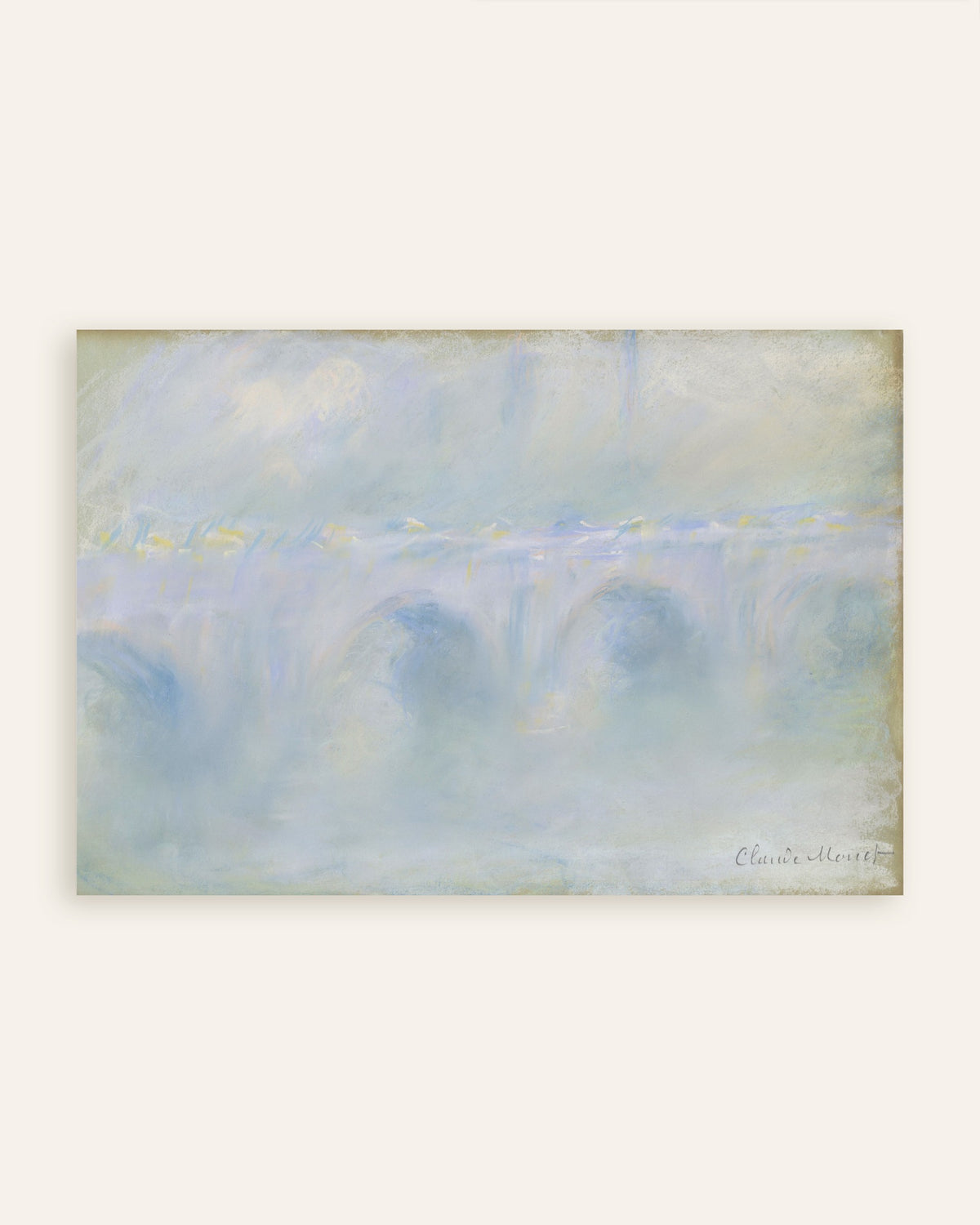 Poster of Waterloo Bridge (1901) by Claude Monet, thumbnail