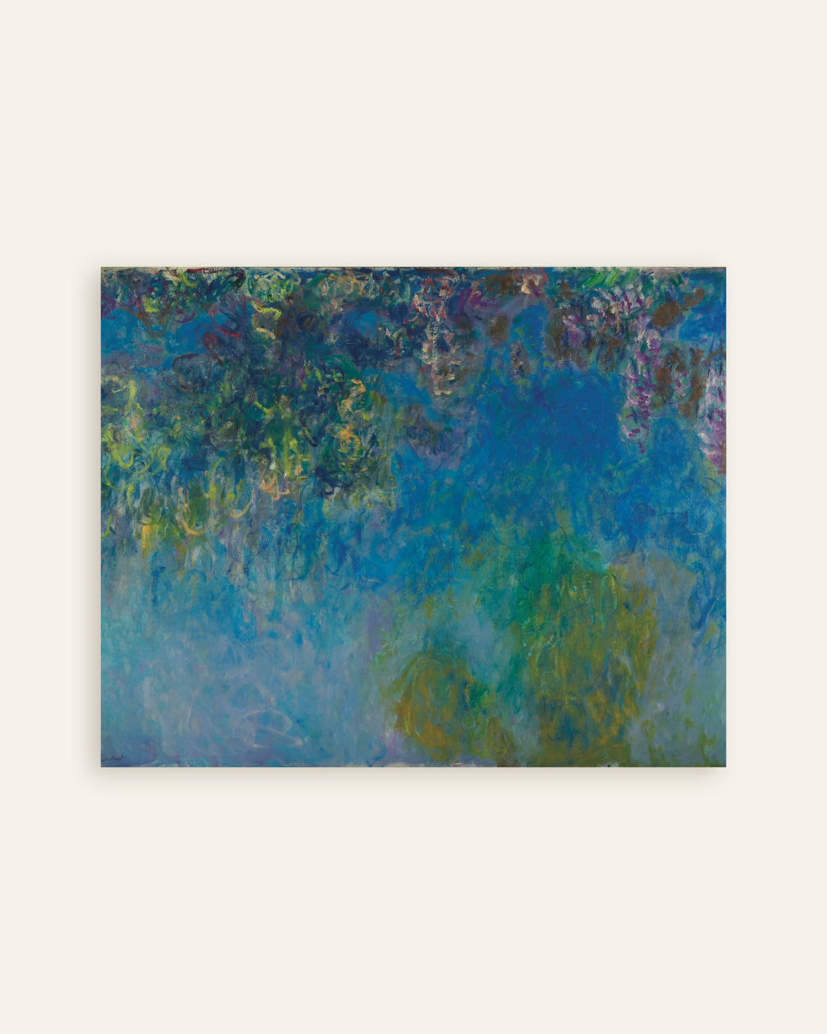 Poster of Wisteria (c. 1925) by Claude Monet, thumbnail